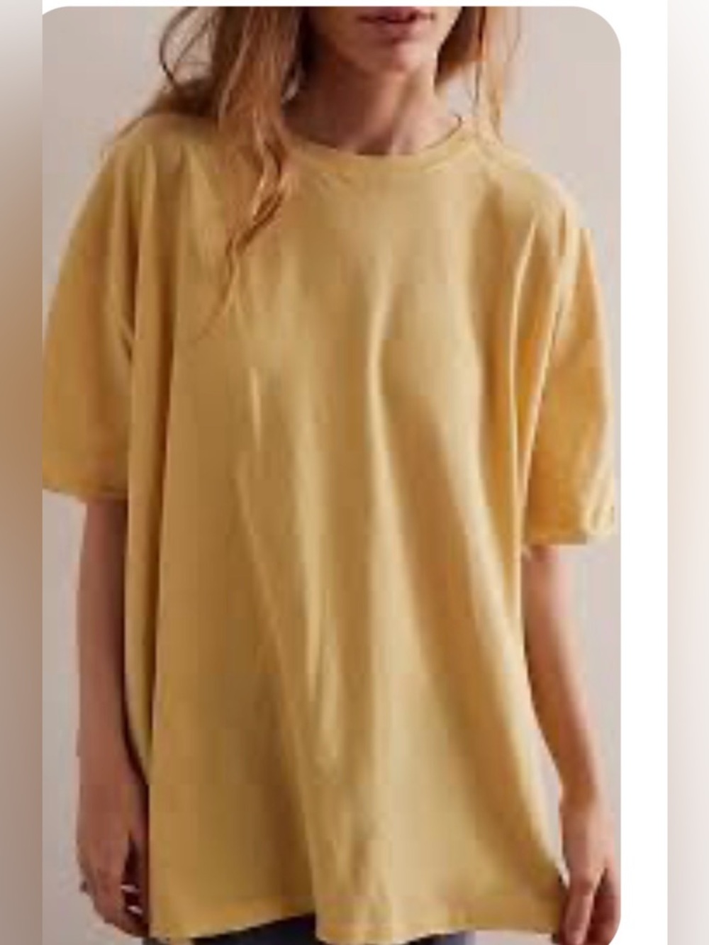 We The Free Oversized Tee in Moonstone